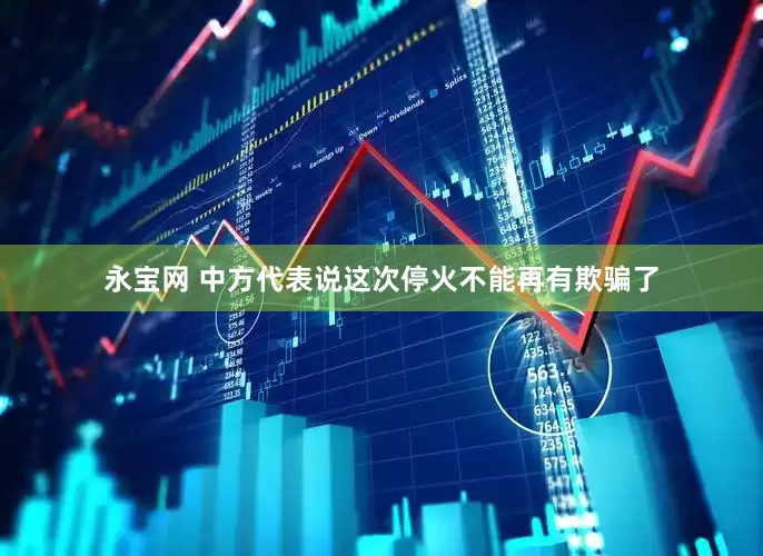 永宝网 中方代表说这次停火不能再有欺骗了